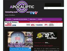 Tablet Screenshot of apocaliptic.com